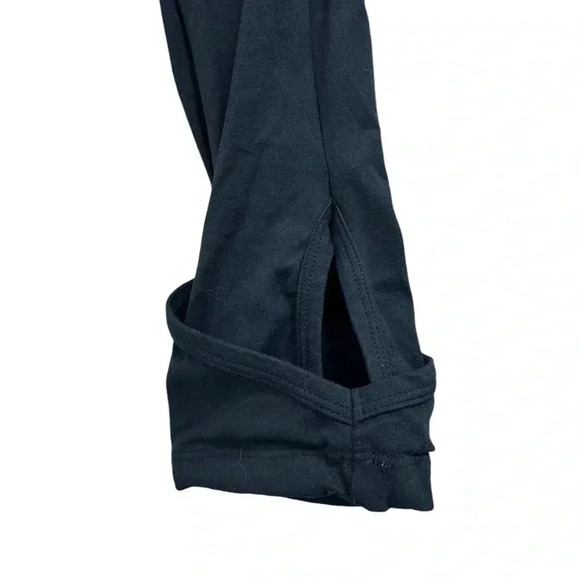 Gymshark Women's Solid Black Training Cropped Leggings Size Small With Ankle Cut - Picture 5 of 12